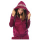 Bodyaction Γυναικεία ζακέτα Women Velour Hoodie